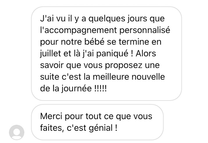 Recommandation cliente des services Hamstouille