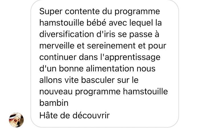 Recommandation cliente des services Hamstouille